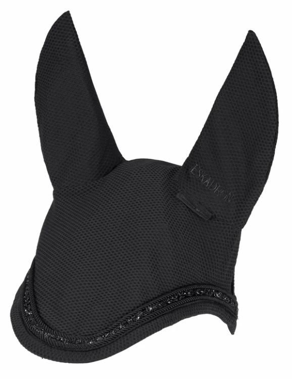 TROK.PL Nauszniki Eskadron DYNAIR MESH JEWEL, PLATINUM 26, Black