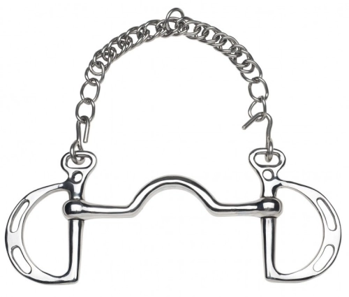 TROK.PL Wędzidło kimberwick sztanga feeling spanish bit straight loops 1