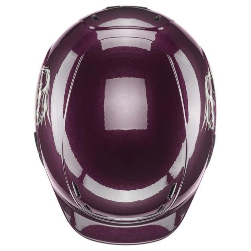 TROK.PL Kask uvex kidoxx flower burgund polysk 1