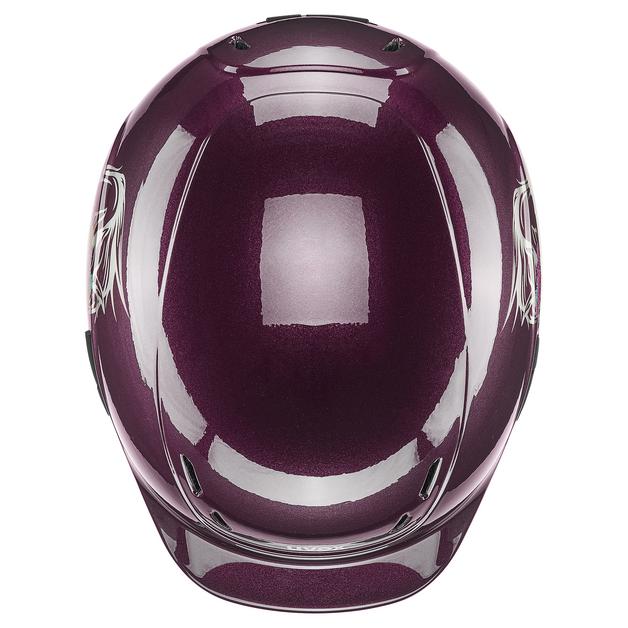 TROK.PL Kask uvex kidoxx flower burgund polysk 1