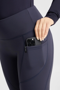 TROK.PL  Legginsy Horze Greta navy