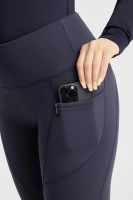 Legginsy bryczesy Thermo HORZE Greta full grip Seaborne Navy 36 - S