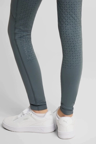 TROK.PL Legginsy DEA Horze Kids Thermo Full grip balsam green 2