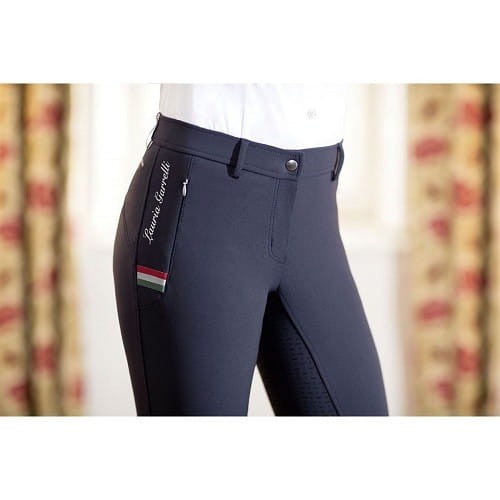TROK.PL Bryczesy HKM LG Italy navy