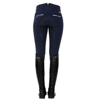 TROK.PL Bryczesy damskie Spooks Ricarda High Waist Full Grip navy back