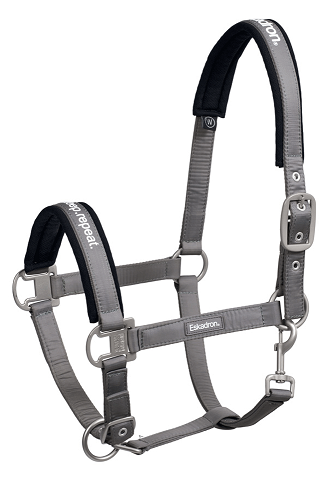TROK.PL Kantar Eskadron Pin Buckle Glossy Essential Grey Pony
