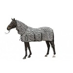 Derka przeciw muchom z kapturem -Zebra 135cm.