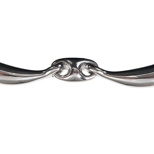 TROK.PL Wędzidło oliwkowe HKM, 18mm Rozmiar: 12.5 cm