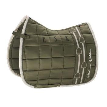 TROK.PL Czaprak Eskadron Big Square Glossy. Kolekcja Platinum Martini-Olive DL