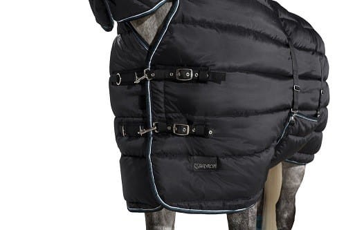 TROK.PL Derka Eskadron Nylon With Neck. Kolekcja Classic Sports Black XL