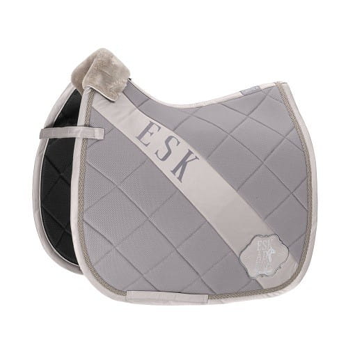 TROK.PL Czaprak Eskadron Mesh DIAGONAL. Kolekcja Classic Sports SoftGrey DL