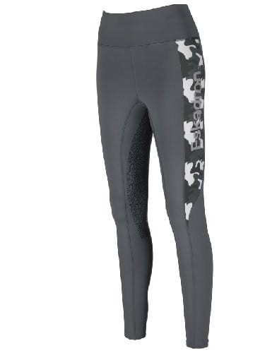 TROK.PL Legginsy jeżdzieckie Eskadron full grip Anthra Camuflage L
