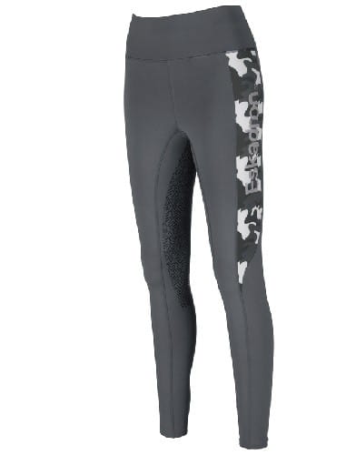 TROK.PL Legginsy jeżdzieckie Eskadron full grip Anthra Camuflage L