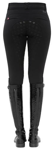 TROK.PL Bryczesy Spooks Sarina Full Grip black back