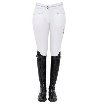 TROK.PL Bryczesy Spooks Sarina Full Grip white front