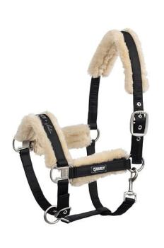 TROK.PL Kantar Eskadron Pin Buckle Faux Fur Basic Blacka Full