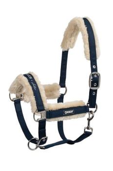 TROK.PL Kantar Eskadron Pin Buckle Faux Fur Basic Navy Cob