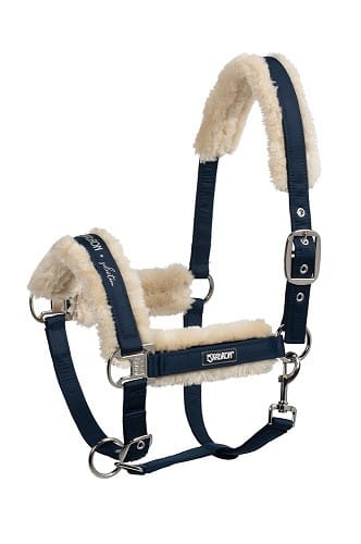 TROK.PL Kantar Eskadron Pin Buckle Faux Fur Basic Navy Cob