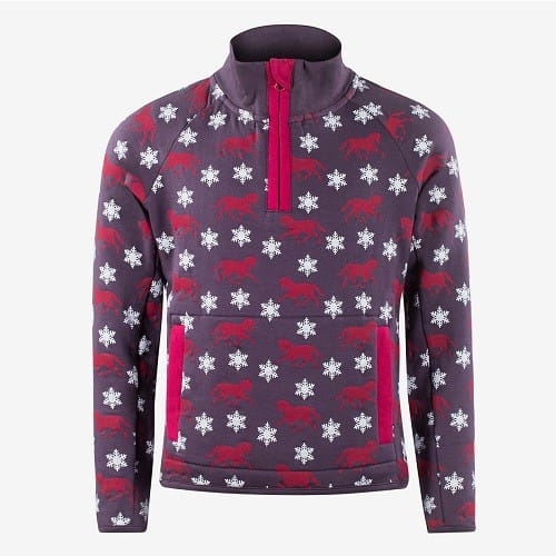 TROK.PL Bluza Cory Horze Fioletowy r. 152 cm