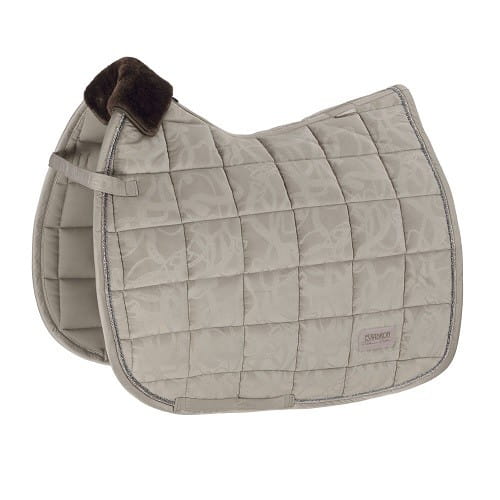 TROK.PL Czaprak Eskadron Velvet Stamp Platinum Beige DL