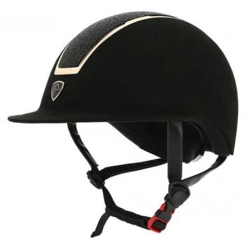 TROK.PL Kask Equitheme Glint Lame Black r. M