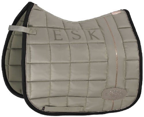 TROK.PL Czaprak Eskadron Big Square Cotton Glossy Heritage Ivory Grey VS