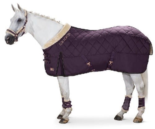 TROK.PL Derka Eskadron STABLE FAUXFUR Heritage DeepBerry M