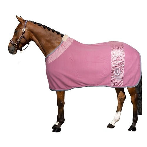 TROK.PL Derka polarowa Imperial Riding pink