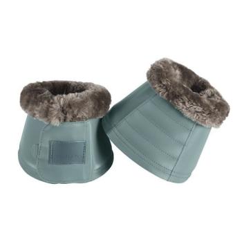 TROK.PL Kaloszki Eskadron Softslate Fauxfur BalsamGreen L