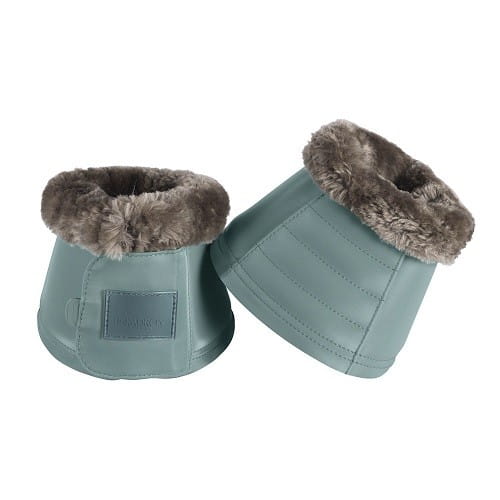 TROK.PL Kaloszki Eskadron Softslate Fauxfur BalsamGreen L