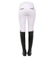 Bryczesy damskie Spooks Ricarda High Waist Full Gripwhite XXS.