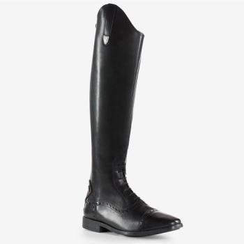 TROK.PL Oficerki z naturalnej skóry Horze Winslow black
