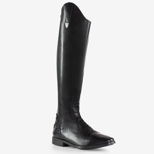 TROK.PL Oficerki z naturalnej skóry Horze Winslow black