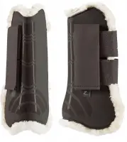 Ochraniacze Caliber Tendon z futerkiem Horze brown Full.