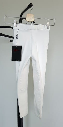 TROK.PL Bryczesy Covalliero PolyStar White r. 128
