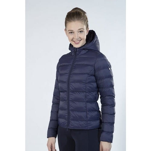 TROK.PL Kurtka pikowana HKM Lena Dark Blue