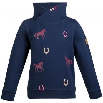 TROK.PL Bluza HKM Horses Dark Blue r. 128 cm