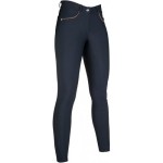 Bryczesy HKM Beagle Silikon navy 40