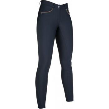 TROK.PL Bryczesy HKM Beagle Silikon navy