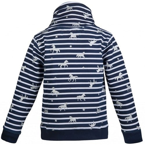 TROK.PL Bluzka HKM Silver Horses Navy 128/134