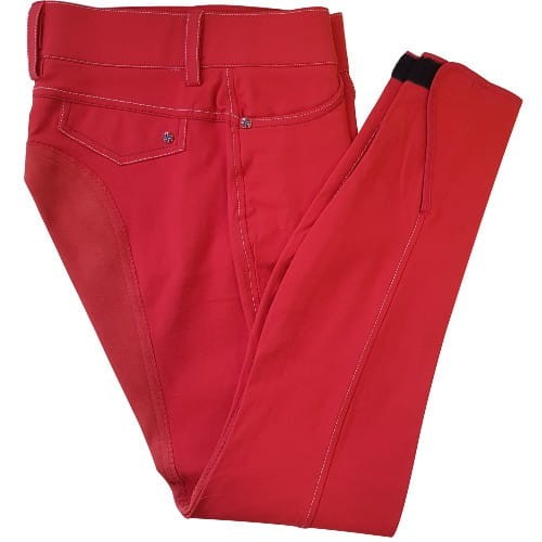 TROK.PL Bryczesy HKM Czerwone 40