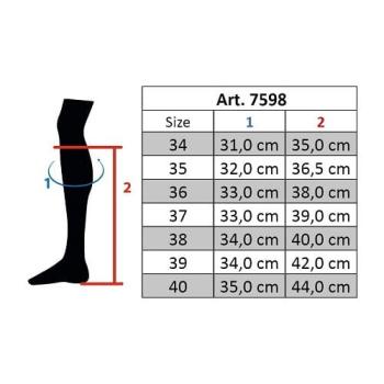 TROK.PLOficerki HKM Flex Country dziecięce black tabela