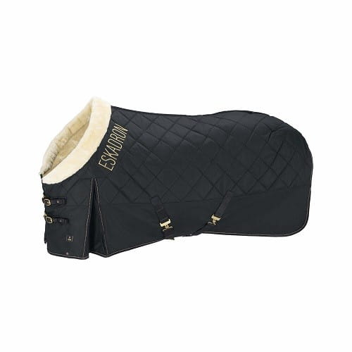 TROK.PL Derka Eskadron STABLE FAUXFUR, 150g Heritage Antique Green M