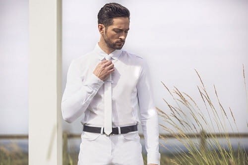 TROK.PL Krawat Pikeur , white