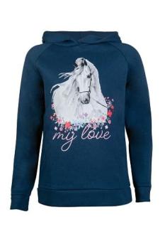 TROK.PL Bluza HKM Horse Spirit Deep Blue 158/164
