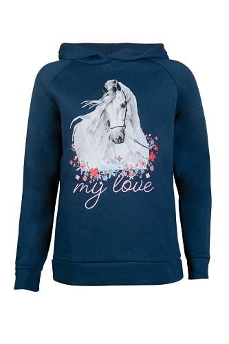 TROK.PL Bluza HKM Horse Spirit Deep Blue 158/164