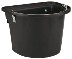 Pojemnik / żłób na paszę z zawiesiem i pałąkiem, 12  l black.