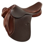 Siodło skokowe Grand Prix Daw Mag poduszki wypychane watą brown 17,5" L 