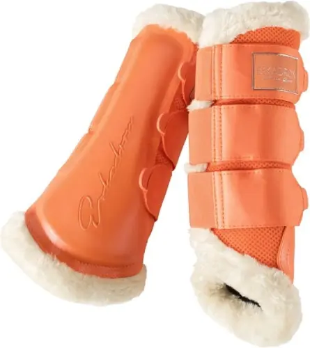 TROK.PL Ochraniacze Eskadron MESH FauxFur Soft Peach