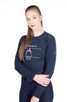 TROK.PL Longsleeve HKM Equine Sports Deep Blue S